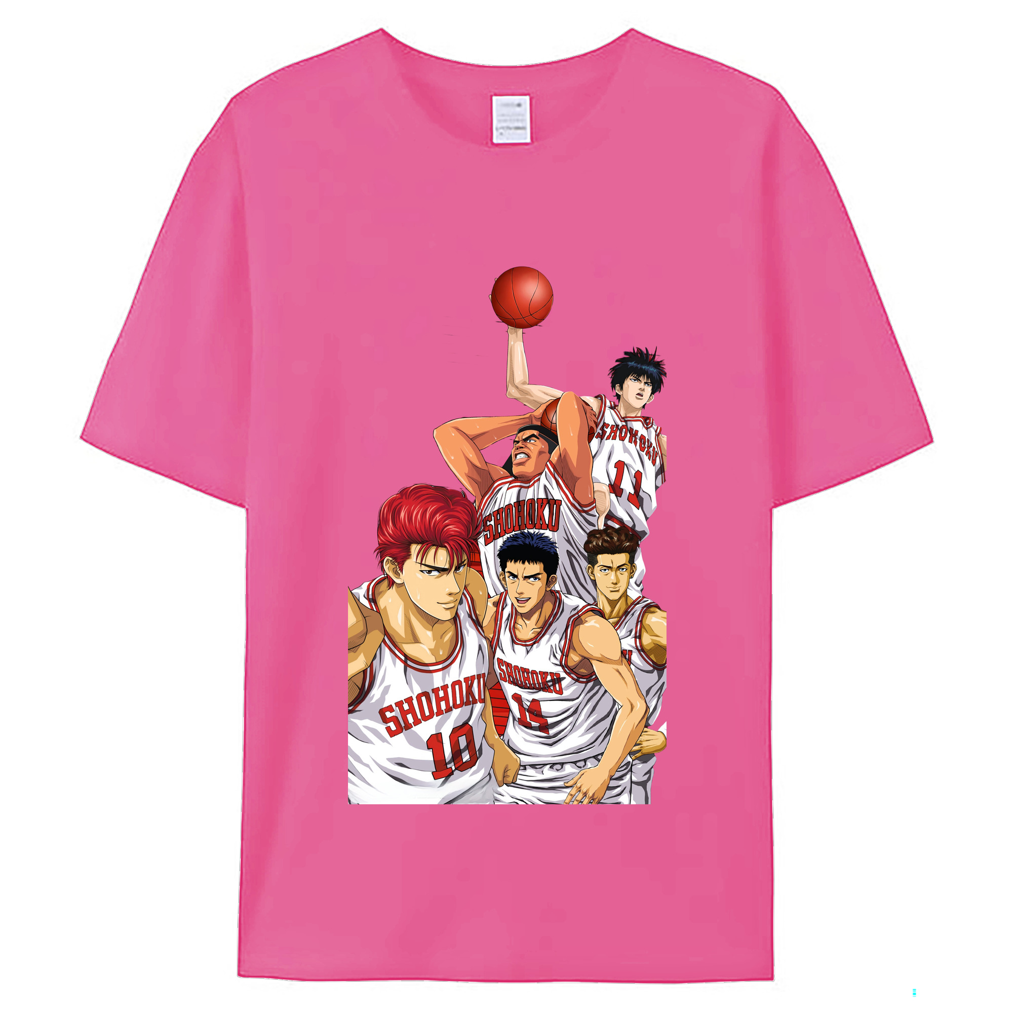 （画像用） SLAM DUNK／スラムダンク レディースカジュアルプリントTシャツ（綿100％）